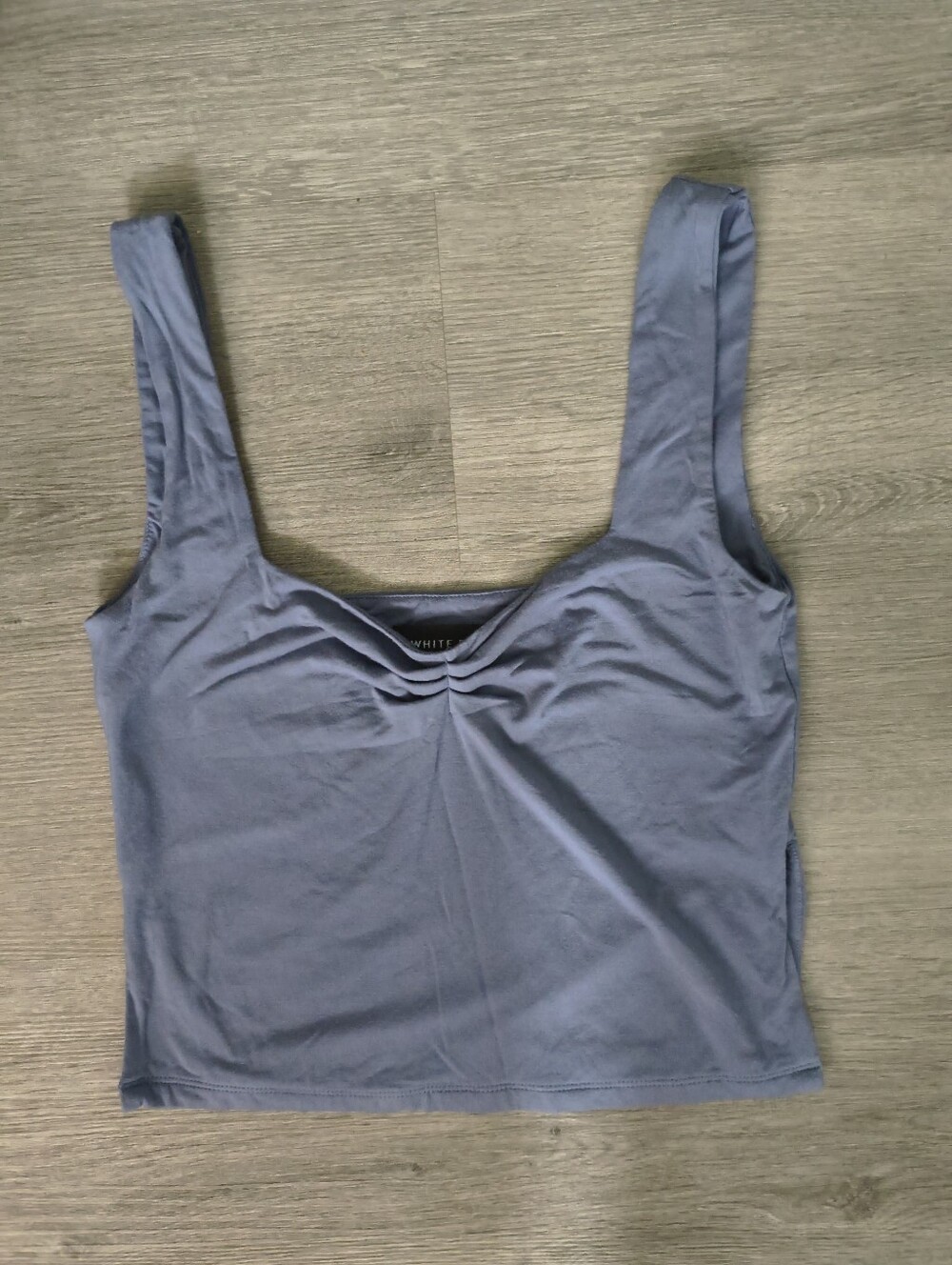 White Fox Taking Off Top In Color Steel Size Medium